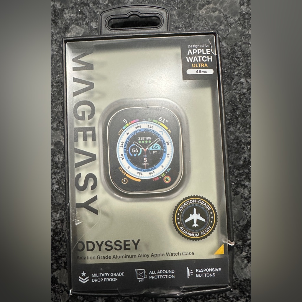 Mageasy Aluminum Apple Watch Ultra 1 Case Apple Watch Ultra Case 49mm